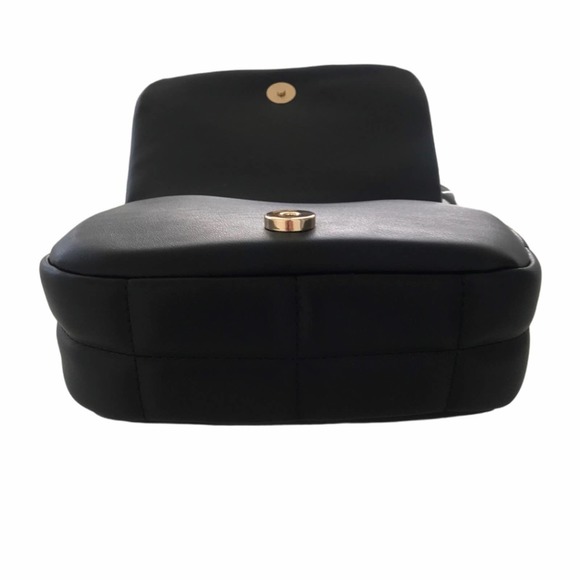 NWT Francesca's | Quilted Crossbody Black with Jewel Design - Picture 6 of 10